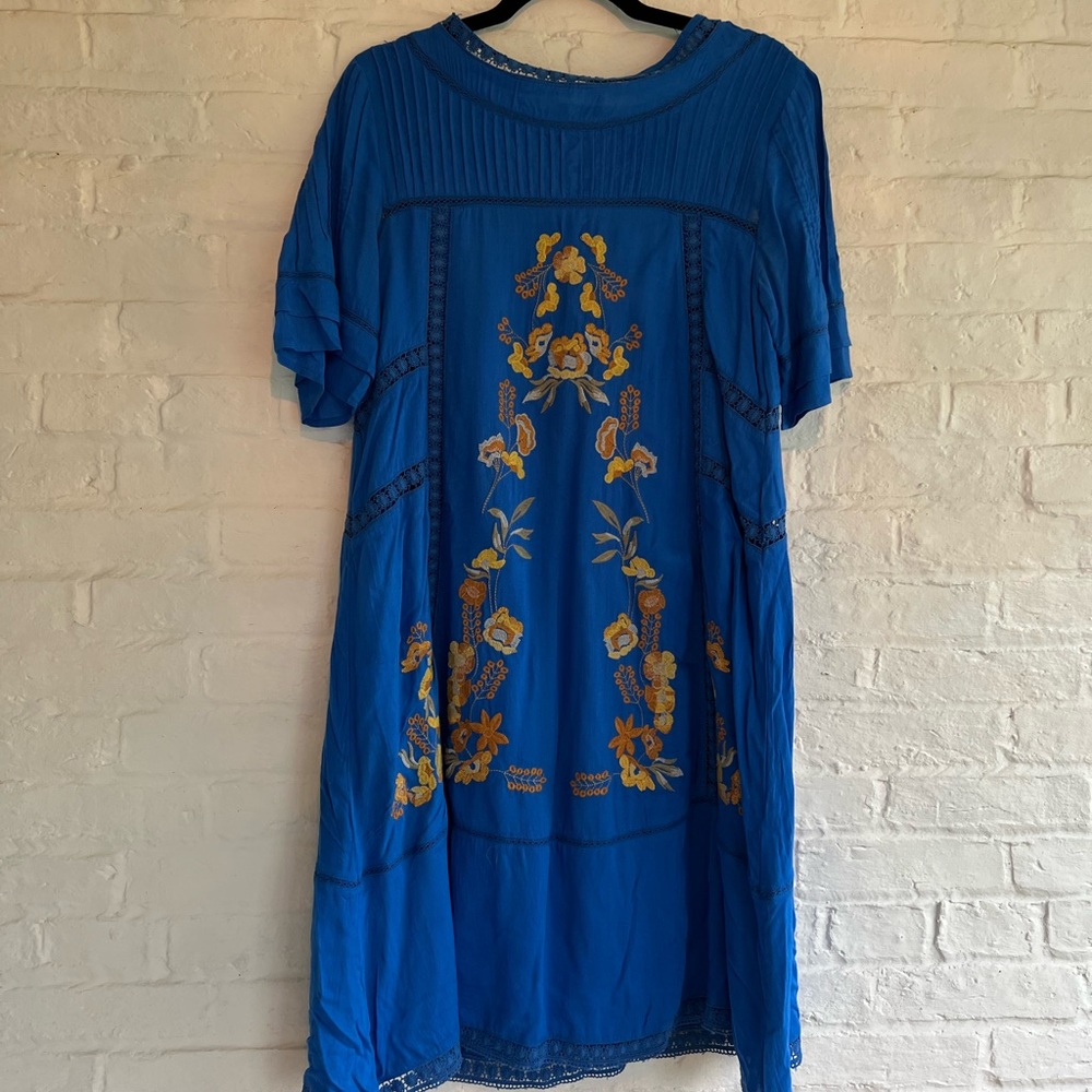 Called to Surf embroidered dress